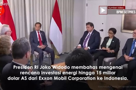 Jokowi-EXXON Mobil Bahas Investasi Energi Senilai 15 Miliar Dolar AS