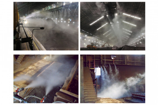 Dust Control Solutions Using Spray Nozzles from IKEUCHI