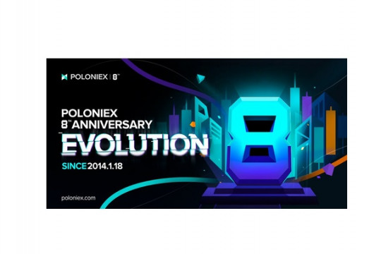 Cryptocurrency exchange Poloniex celebrates 8th anniversary with strategic overhaul
