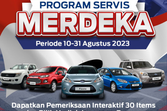Rayakan HUT RI, Ford dan RMA Indonesia Hadirkan Program Servis Merdeka